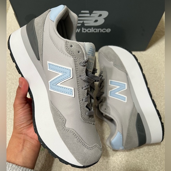 New Balance Shoes - NWT New Balance 515H Platform Womens Slate Light Grey, White and Blue